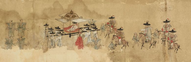 조선통신사행렬도./부산광역시립박물관