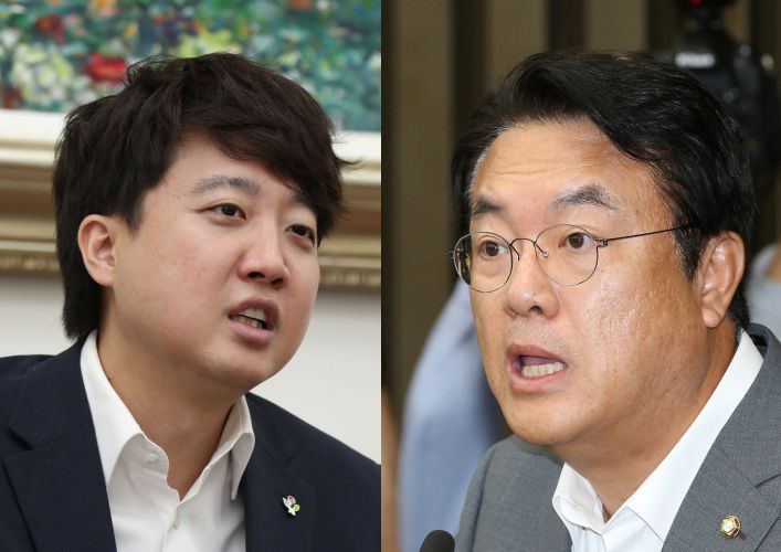 이준석 국민의힘 대표, 정진석 의원./조선일보DB