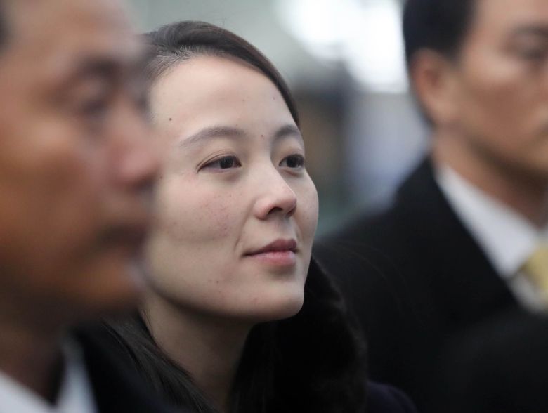 북한 김정은 위원장의 동생인 김여정 노동당 중앙위 제1부부장. /연합뉴스