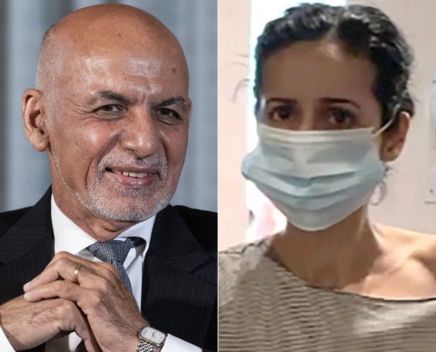 아슈라프 가니 아프가니스탄 대통령(왼쪽)과 딸 마리암 가니. /AP 연합뉴스, 뉴욕포스트