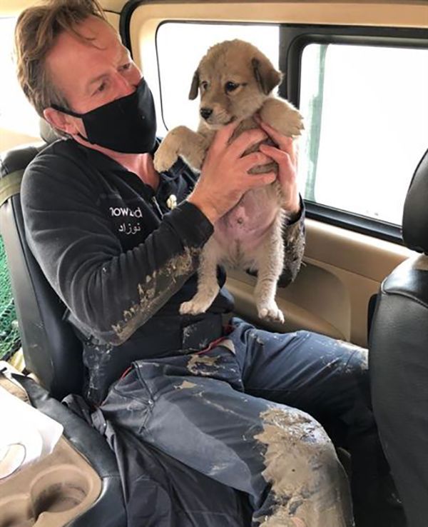 폴 파딩(57)은 나우자드 홈페이지를 통해 ‘방주 작전(Operationa Ark)'을 지지해주는 사람들에게 감사하다고 전했다./Nowzad Dogs 홈페이지