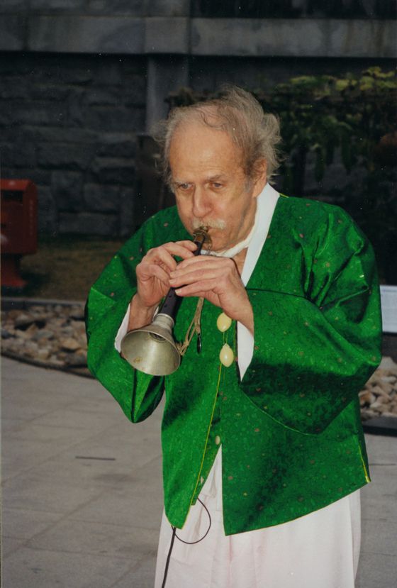 미국 출신의 음악학자 앨런 헤이먼(한국명 해의만). 국립국악원