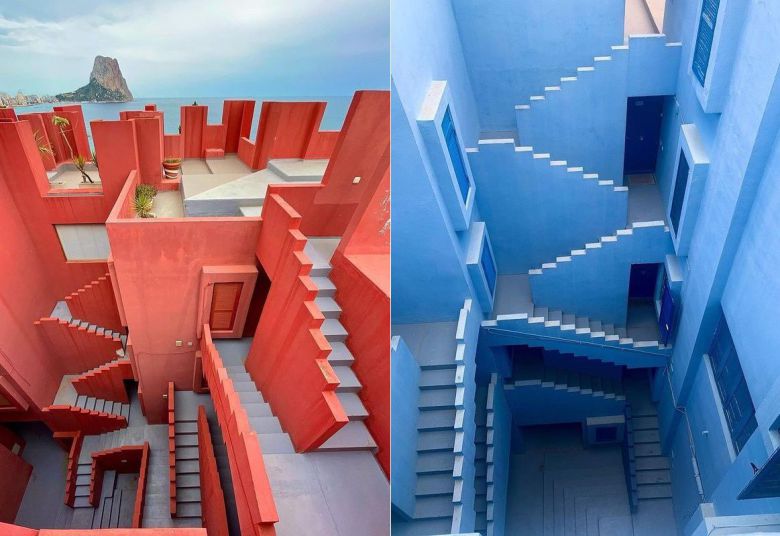 스페인 칼페 지역에 지어진 공동주택 ‘라 무랄라 로자’. /lauraghzi, travellingthroughtheworld 인스타그램