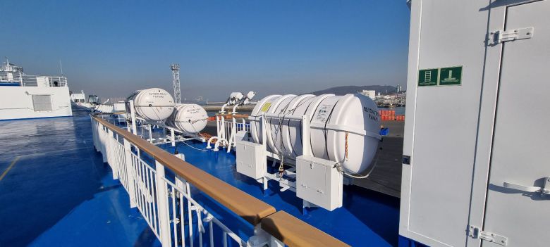 비욘드트러스트 호 탈출 장비. /고석태 기자