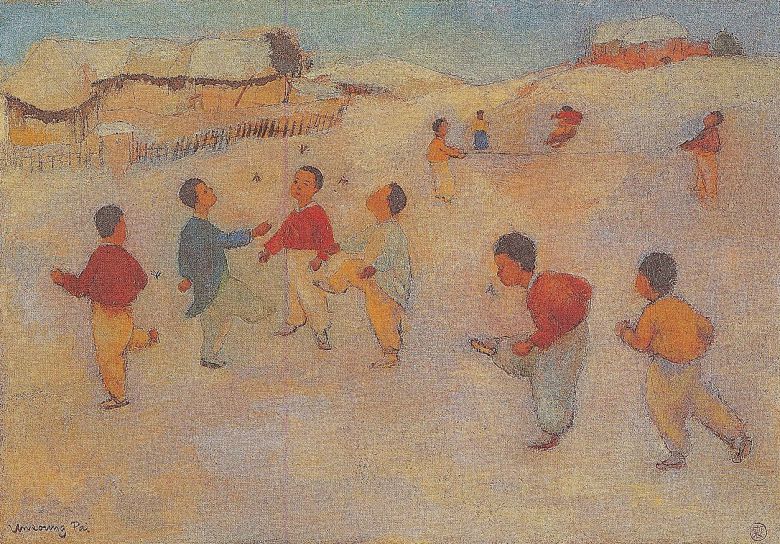 배운성 ‘제기차기’(1930년대). /대전프랑스문화원 제공