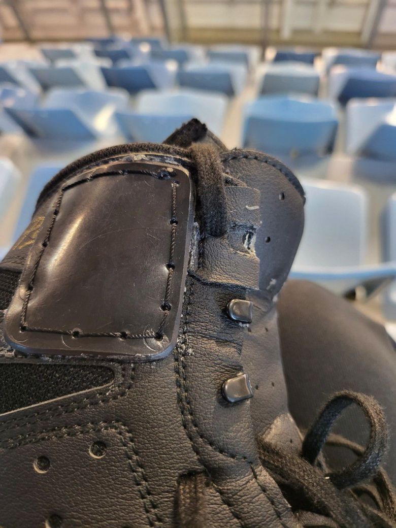 차준환 부츠 상태./브라보앤뉴