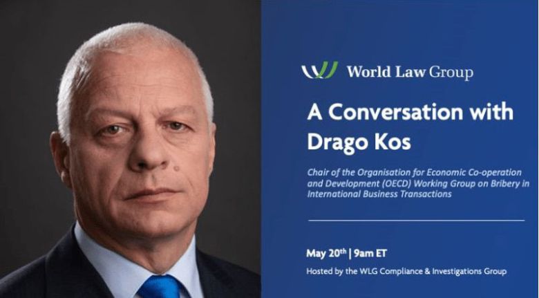 OECD 뇌물방지작업반(WGB) 드라고 코스 의장. /인터넷 캡처