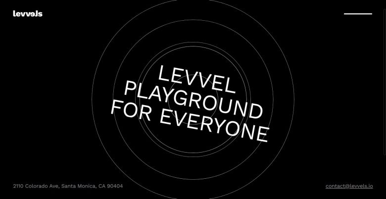 두나무와 하이브의 합작회사 레벨스 홈페이지.