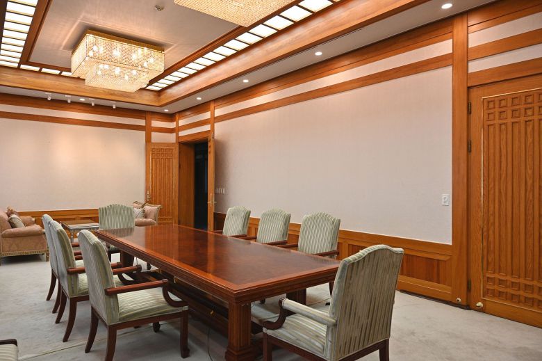 청와대 관저 접견실. /대통령실 제공