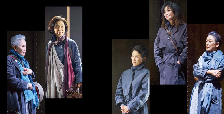 연극 '햄릿'의 배우 박정자, 손숙, 손봉숙, 길해연, 윤석화(왼쪽부터). 모두 이해랑연극상을 받았다. /신시컴퍼니