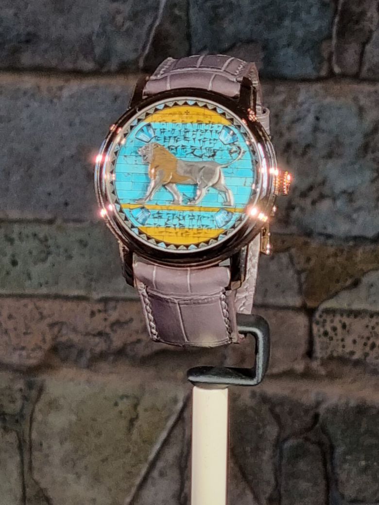 루브르 박물관 다리우스의 사자상 - 아케메네스 페르시아 제국 (기원전 559년~330년)에서 영감받은 바쉐론 콘스탄틴 시계 /최보윤 기자