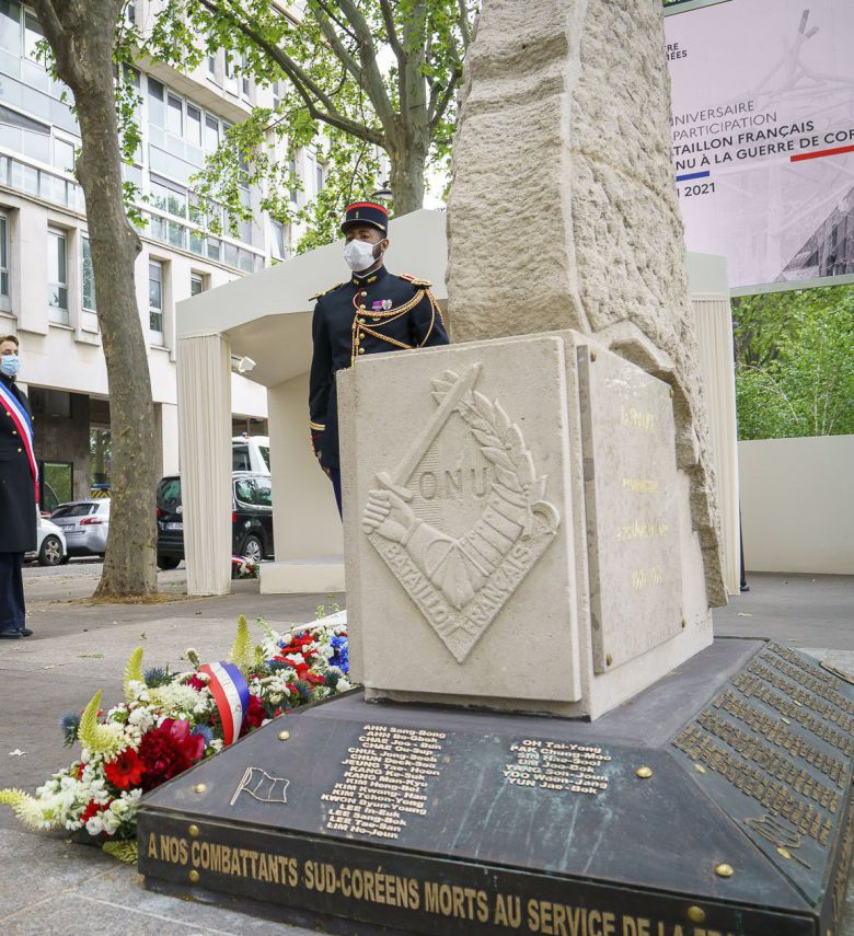 6·25전쟁 당시 프랑스군 대대 소속으로 숨진 장병 292명의 이름을 모두 새겨 넣었다. 원래는 참전하거나 전사한 병사들의 이름 없이 기념비만 세워져 있었다./프랑스 국방부