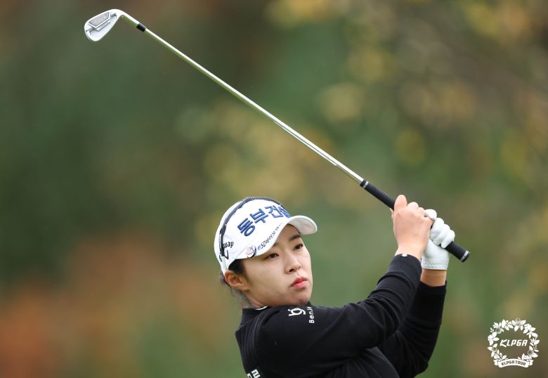 KLPGA투어 대상 1위를 달리는 김수지./KLPGA