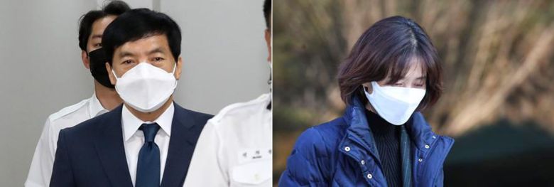 이성윤 법무연수원 연구위원(왼쪽)과 박은정 광주지검 중경단 부장검사/뉴스1