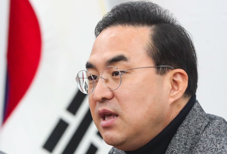 박홍근 더불어민주당 원내대표가 2일 서울 여의도 국회에서 열린 정책조정회의에서 모두발언을 하고 있다. /뉴스1