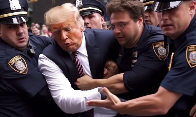 AI로 만든 가짜 사진./엘리엇 히긴스 트위터