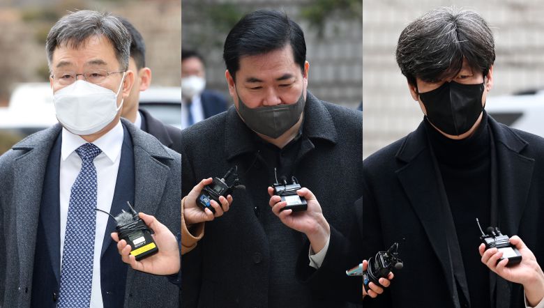 대장동 일당으로 불린 화천대유 대주주 김만배씨(왼쪽부터), 유동규 전 성남도시개발공사 기획본부장, 남욱 변호사. 유동규씨와 남욱씨는 작년 하반기부터 검찰 수사와 재판에 "사실대로 밝히겠다"는 입장을 보이고 있다. 김만배씨는 최근 범죄 수익 은닉 혐의 등으로 재구속된 상태다./뉴스1