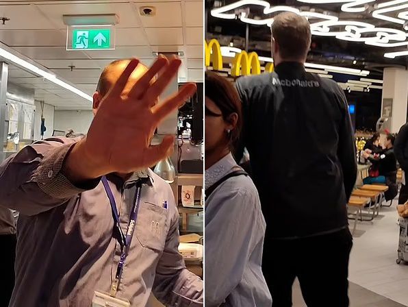 오징어게임에 출연한 미국 배우 제프리 지울리아노가 맥도날드 직원들이 자신이 미국인이라는 이유로 인종차별했다며 이들의 영상을 촬영했다. /데일리메일