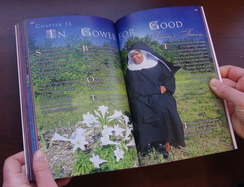 빌헬미나 랭커스터 수녀의 일생이 담긴 책 일부 페이지. /베네딕토 마리아 수녀회 홈페이지