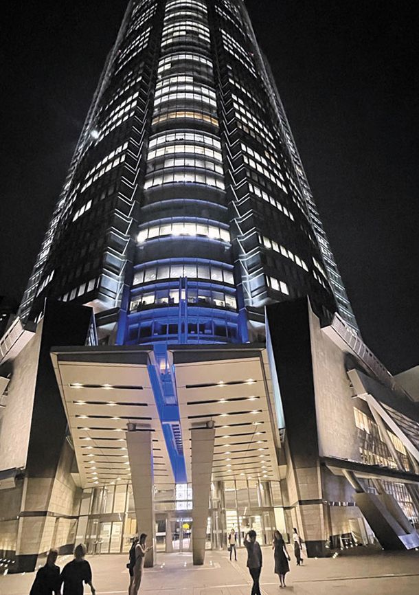 도쿄 롯폰기 힐스의 상징 54층 높이 모리타워. /성호철 특파원