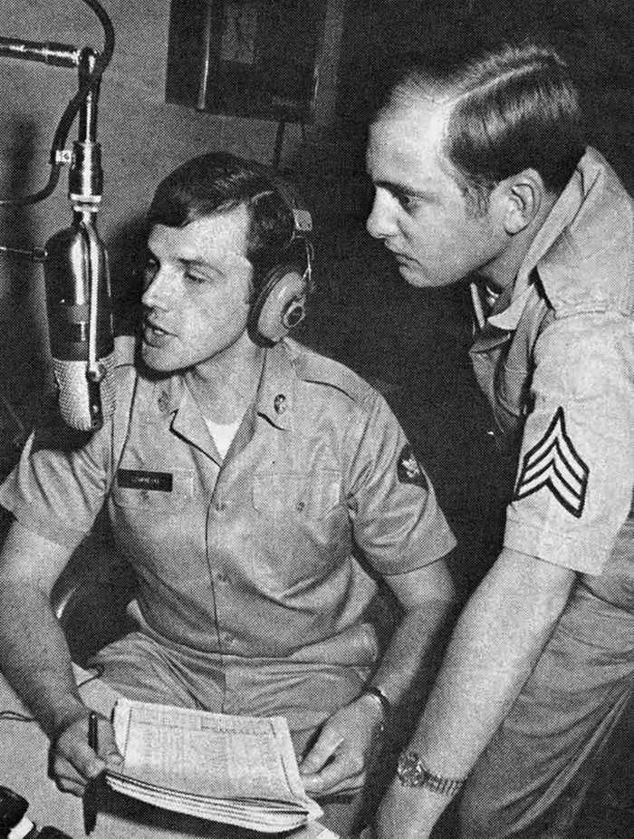 1969년 AFKN 라디오 ‘굿모닝 코리아’ 방송 모습. /AFRTS 아카이브 홈페이지