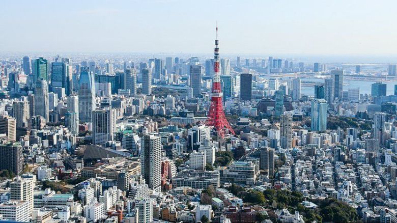 '도쿄 타워'가 보이는 일본의 수도 도쿄의 전경/조선일보DB