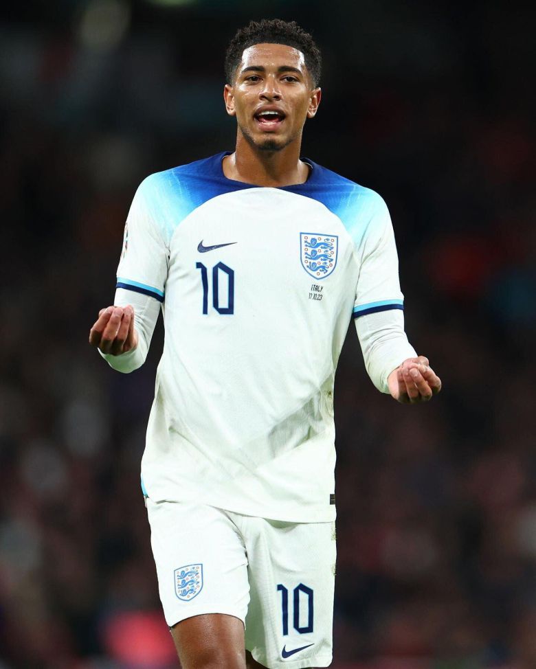 벨링엄은 잉글랜드에서 10번을 달고 뛴다. / 인스타그램