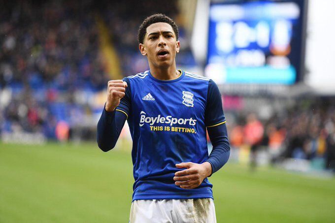 버밍엄 시티 시절의 벨링엄. 그의 22번은 영구 결번이 됐다. / X(옛 트위터)