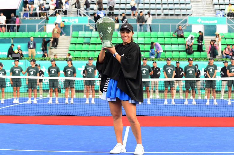 올해 10월 코리아오픈에서 우승한 제시카 페굴라. /코리아오픈 조직위