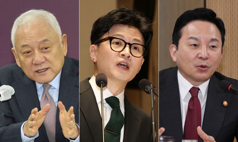 김한길 한동훈 원희룡./뉴스1
