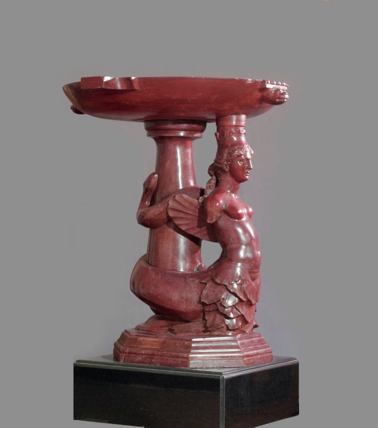 ‘스킬라가 조각된 정원용 수반’. 98×100×92㎝. 1세기.