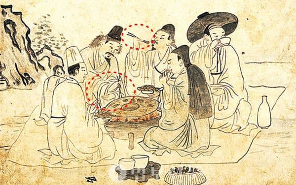 성협의 '고기굽기'./국립중앙박물관