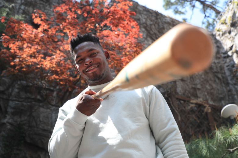 4월 9일 오후 서울 강남구 리베라호텔에서 한화 이글스 요나단 페라자 선수가 본지와의 인터뷰를 갖고 있다. / 장련성 기자