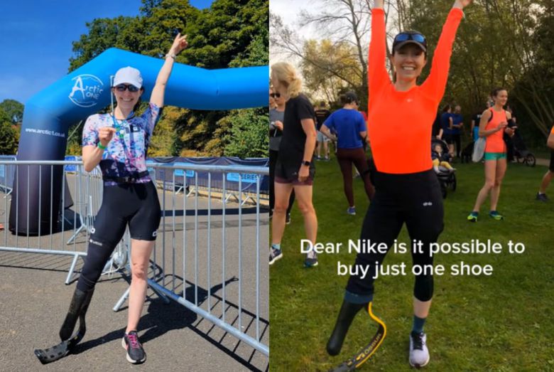 영국 패럴림픽 육상 선수 출신 스테프 리드. /틱톡