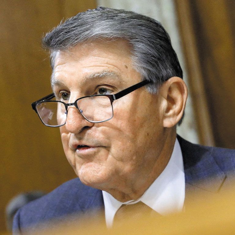 조 맨친 상원의원. /AP 연합뉴스