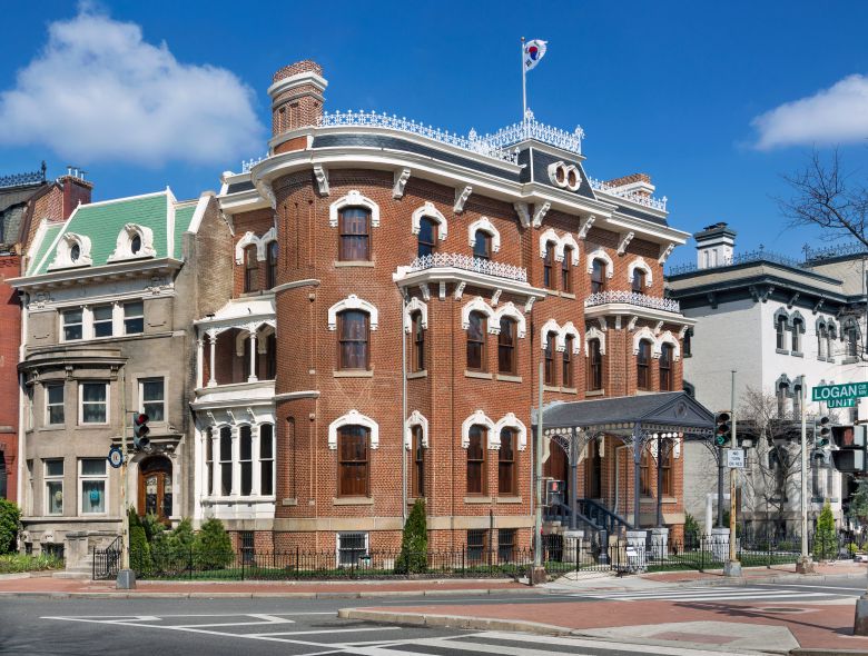 미국 워싱턴 DC에 있는 주미 대한제국 공사관 외관. /국가유산청