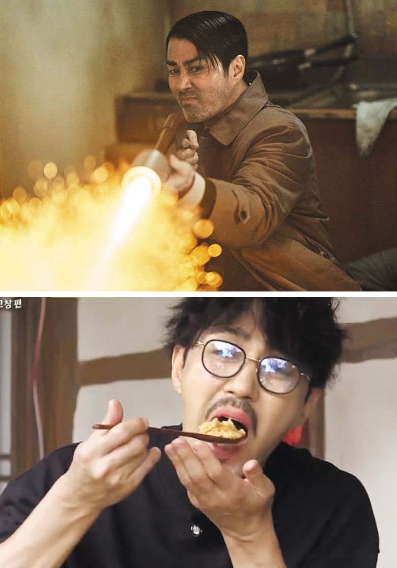 '폭군'(위)과 '삼시세끼'의 차승원. '폭군'에서 비밀 병기를 지키는 요원 역이다. /디즈니+·tvN