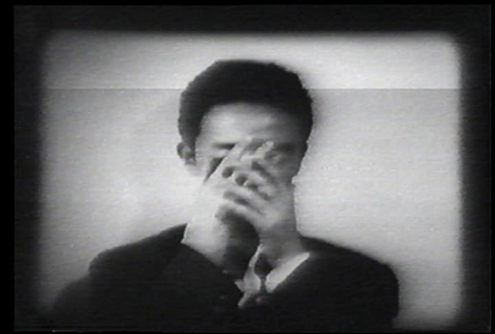 백남준, '손과 얼굴'. 1961, 비디오, 흑백, 무성, 1분 42초. 백남준아트센터 비디오 아카이브. /부산현대미술관