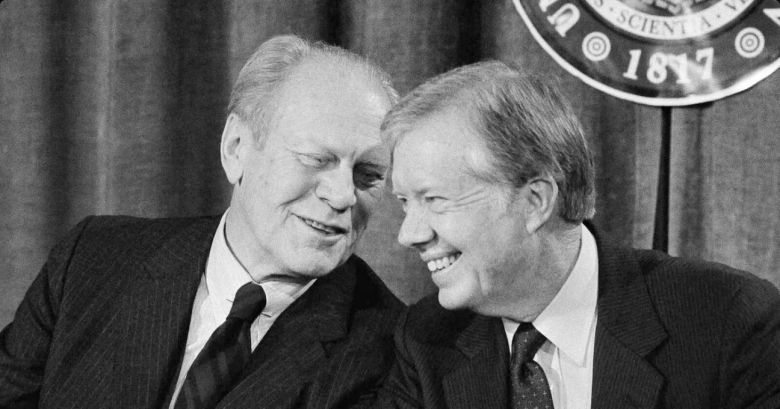 생전의 포드와 카터 전 대통령. /포드 대통령재단