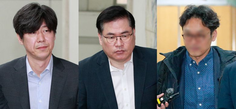 남욱 변호사(왼쪽부터), 유동규(전 성남도개공 본부장), 정민용 변호사./뉴스1