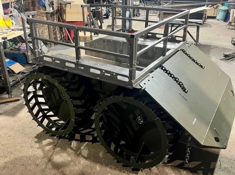 우크라이나군의 UGV '지미(Zmiy)'. /X(옛 트위터)