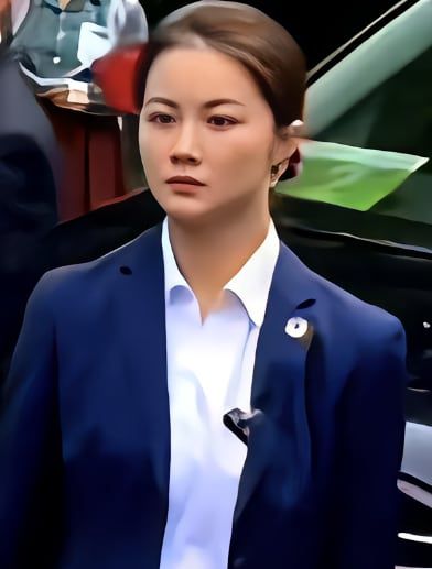 중국 경호원 옌위에샤. /중국 소셜미디어