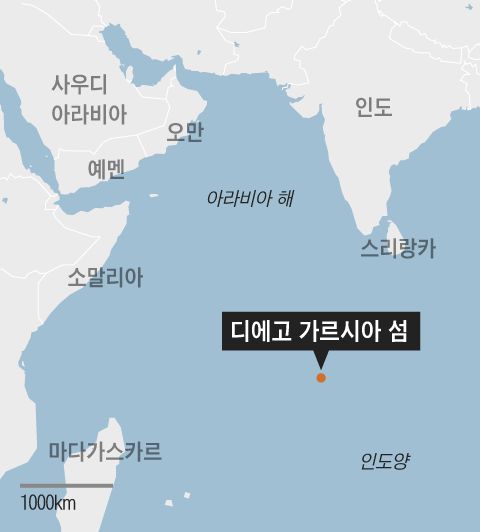 디에고 가르시아 위치