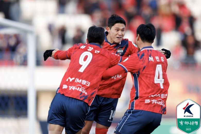 김천 상무의 이동경. / 프로축구연맹