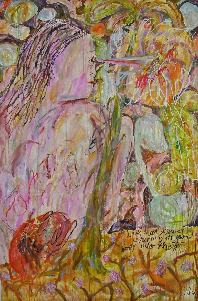 태국에서 떠오르는 젊은 작가 줄리 베이커 앤 서머의 '해바라기'. 2년 전 작고한 할머니의 삶에서 영감을 받은 작품이다. /한세예스24문화재단