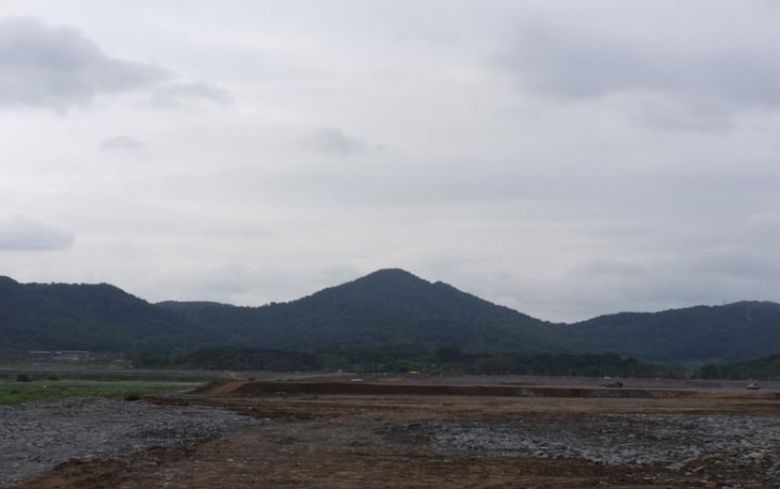 2014년 정지작업 후의 세종시 대통령집무실 예정지 /김두규 제공