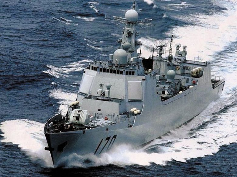 중국 구축함 란저우 함