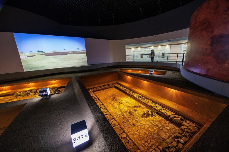 금성면 고분군의 '고분박물관'에선 고분 내부 구조 등을 살펴볼 수 있다. / 양수열 영상미디어 기자