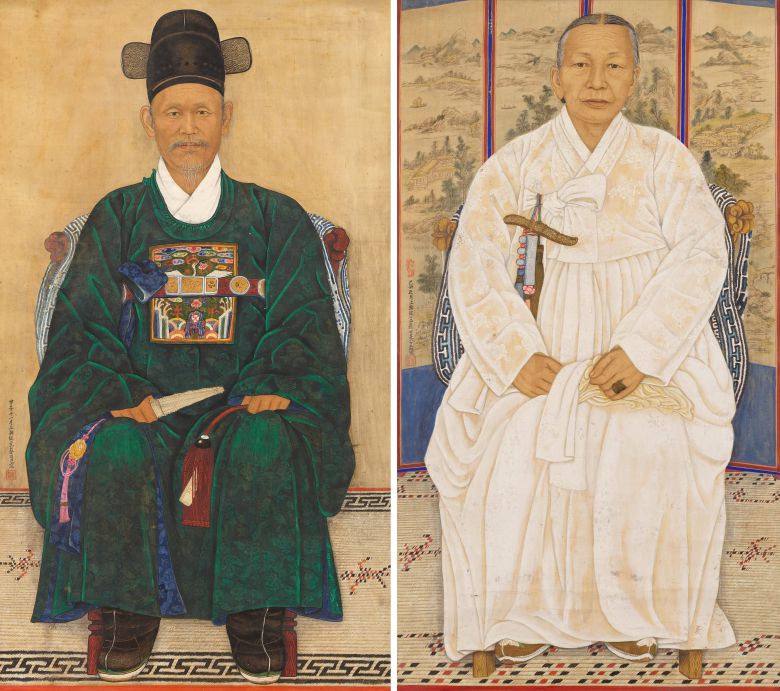 채용신, ‘허유, 유인명 초상’(1924~1925). 과천관 상설전에 나왔다. /국립현대미술관