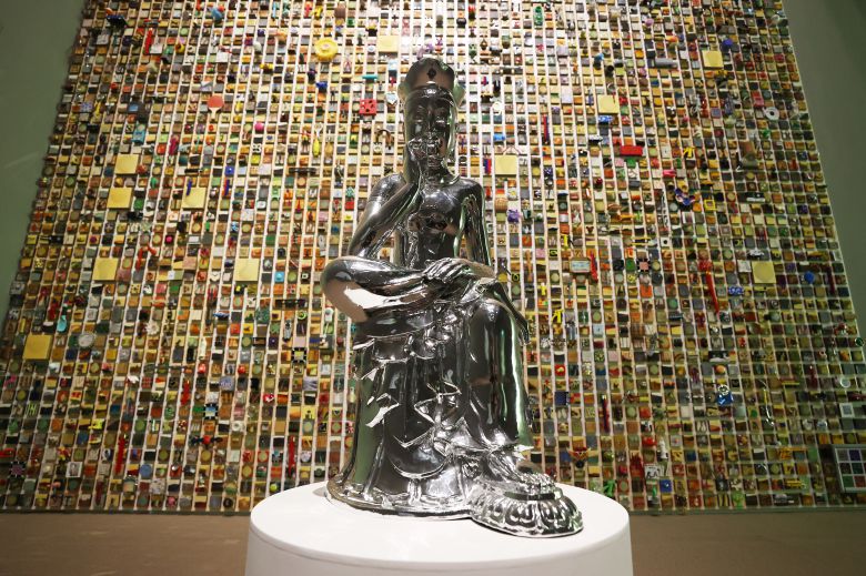 국립현대미술관 서울관 상설전에 전시된 강익중의 '삼라만상'. /연합뉴스